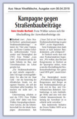  Copyright by NEUE WESTFLISCHE  Ausgabe vom 06.04.2018