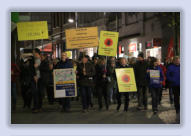 Demo gegen Straenausbaubeitrge in Bnde 22.11.2018